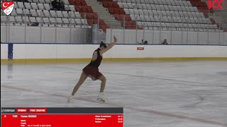 Ceren Karas – 2024/2025 Turkish Figure Skating Championships FS (laggy)