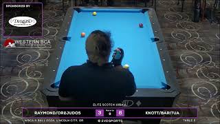 RAYMOND/OREJUDOS vs KNOTT/BARITUA - WBCA 9 BALL 2024 - TABLE 5 | EvoSports