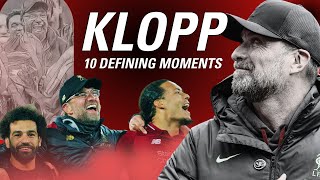 Jurgen Klopp: 10 Defining Moments | Liverpool FC documentary