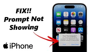 How To Fix 'Trust This Computer' Prompt Not Showing On iPhone