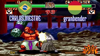 FT5 @samsho2: CARLOS.MESTRE (BR) vs granbender (BO) [Samurai Shodown II Fightcade] Feb 12