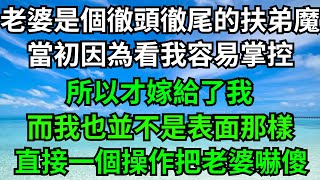 老婆是個徹頭徹尾的扶弟魔，當初因為看我容易掌控，所以才嫁給了我，而我也並不是表面那樣，直接一個操作把老婆嚇傻！【年華妙語】#落日溫情#情感故事#花開富貴#深夜淺讀#深夜淺談#家庭矛盾 #爽文