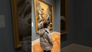 A day at the museum exploring famous works of art. 🎨🖼️#shorts