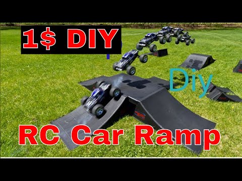 How to make a cheap rc car ramp 1$ How to make a cheap rc car ramp 1$