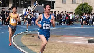 日体大記録会　男子5000m　第19組　2019年4月21日