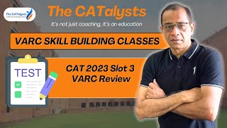 CAT 2023 Slot 3 VARC Review