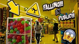 Extreme Fake Falling In Public Gone Wrong!!!!!