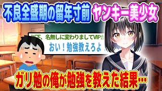 【2ch馴れ初め】ヤンキー美少女に脅されイヤイヤ勉強を教えた結果・・・【ゆっくり】