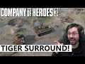 SURROUND THE TIGER! 2v2 with Hans and Pepsi - Company of Heroes 3