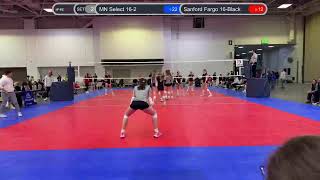 MN Select 16-2 vs Sanford Fargo 16-Black, 2025-02-22, Day 1, Match 1, 1st Set Match 1