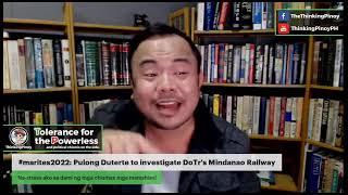 #marites2022: Pulong Duterte and ACT-CIS to investigate DoTr's Mindanao Railway