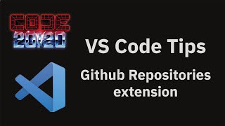VS Code tips — The Github Repositories extension