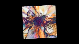 (349) How to Create a Bloom with a Coloured CA ~ Bloopers Included ~ Acrylic Fluid Painting