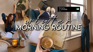 WINTER MORNING ROUTINE | Simple Morning Habits to Stay Cozy & Productive During Colder Months 2023