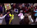 Protesters stage conga line at COP26 climate march