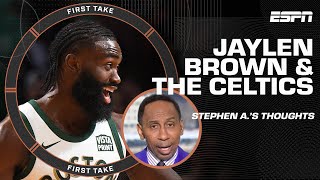 Stephen A. names Jaylen Brown the NBA's best 2nd option & talks Celtics ☘️ | Fir