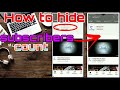 How to hide Youtube Subscribers count using Android phone