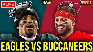 EAGLES VS BUCCANEERS LIVE STREAM 2023 NFL WEEK 3 WATCH MONDAY NIGHT FOOTBALL PLAY BY PLAY REACTION