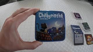 CHABYRINTHE - Comment jouer une partie avec règle du jeu.