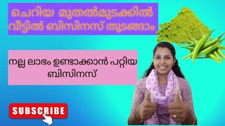 ചെറിയ മുതൽമുടക്കിൽ ചെയ്യാൻ കഴിയുന്ന ബിസിനസ്‌ | Green channel