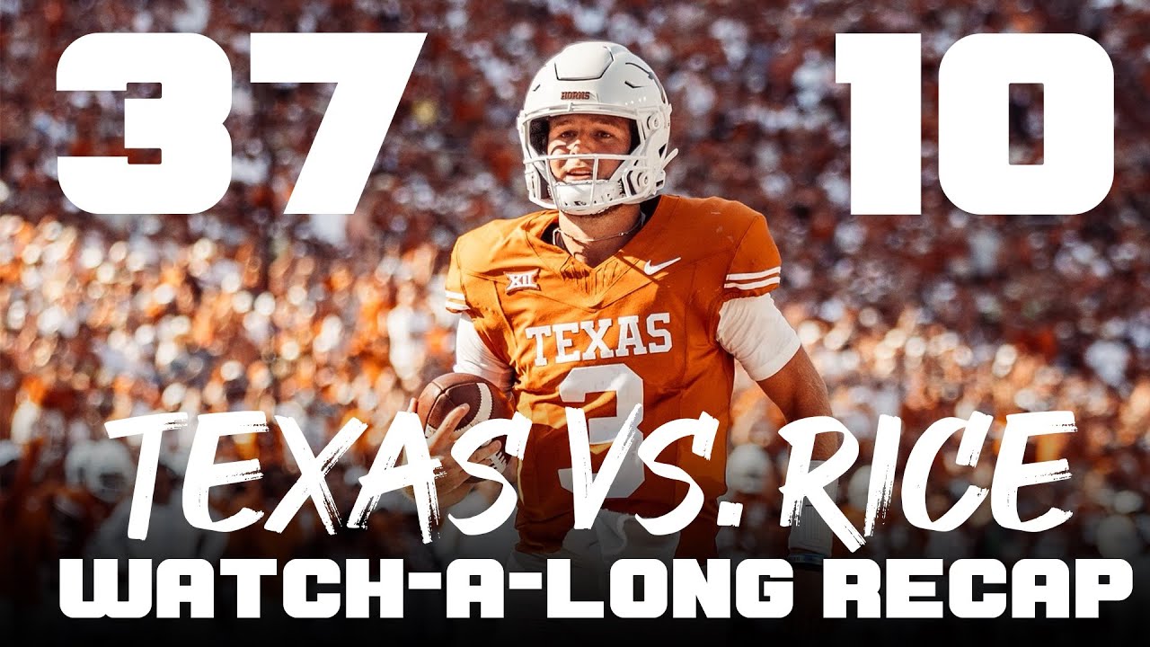 Texas Game Recap - Best Moments From Week One | Watch-a-long Montage ...