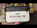 Распаковка сумки COACH Graham Crossbody In Signature Canvas (Silver/Chalk/Black Multi)