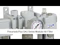 PneumaticPlus SAU400A-N04G - Dual Air System 1/2