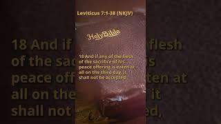 Leviticus 7:1-38 (NKJV)