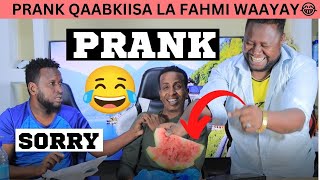 PRANK HOOS GALIS AH😂 CAPTAIN BAARA AYAAN KU SAMEEYAY PRANK LAMA FILAAN AH😂 BARAFUUNKA 100-KA BARI😂😂