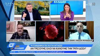 Νίκος Τζανάκης: Η πανδημία θα καταλαγιάσει αν τρέξουμε όλοι να κάνουμε την τρίτη δόση | OPEN TV