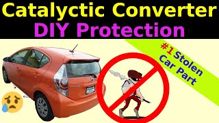 Prevent Catalytic Converter Theft. DIY VIN number etching, painting, u-bolt protection for converter