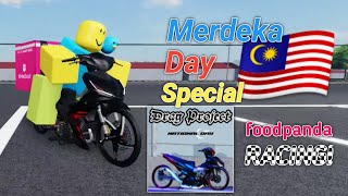 [Merdeka Day Special🇲🇾] foodpanda racer! - Drag Project Roblox