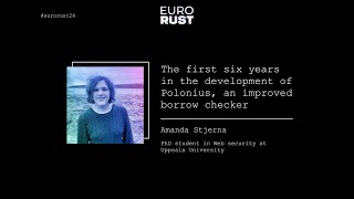 The first six years in the development of Polonius - Amanda Stjerna | EuroRust 2024