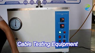 IEC 60811 Cable Testing Equipment Oxygen Bomb / Air Bomb Aging Tester 200℃ 4MP