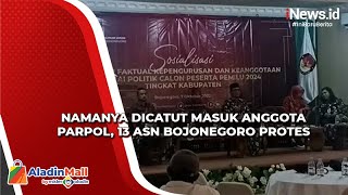 Namanya Dicatut Masuk Anggota Parpol, 13 ASN Bojonegoro Protes