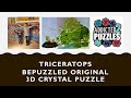 Triceratops 3D Crystal Puzzle Tutorial