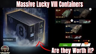 NEW MASSIVE LUCKY VIII CONTAINERS IN WOTB! ARE THEY WORTH IT?