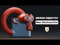 How to Merge Objects in Blender ( Non-Destructive )