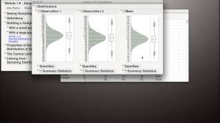 Sampling Distribution Simulation with a Large Population, n=2 (Module 1 6 7)