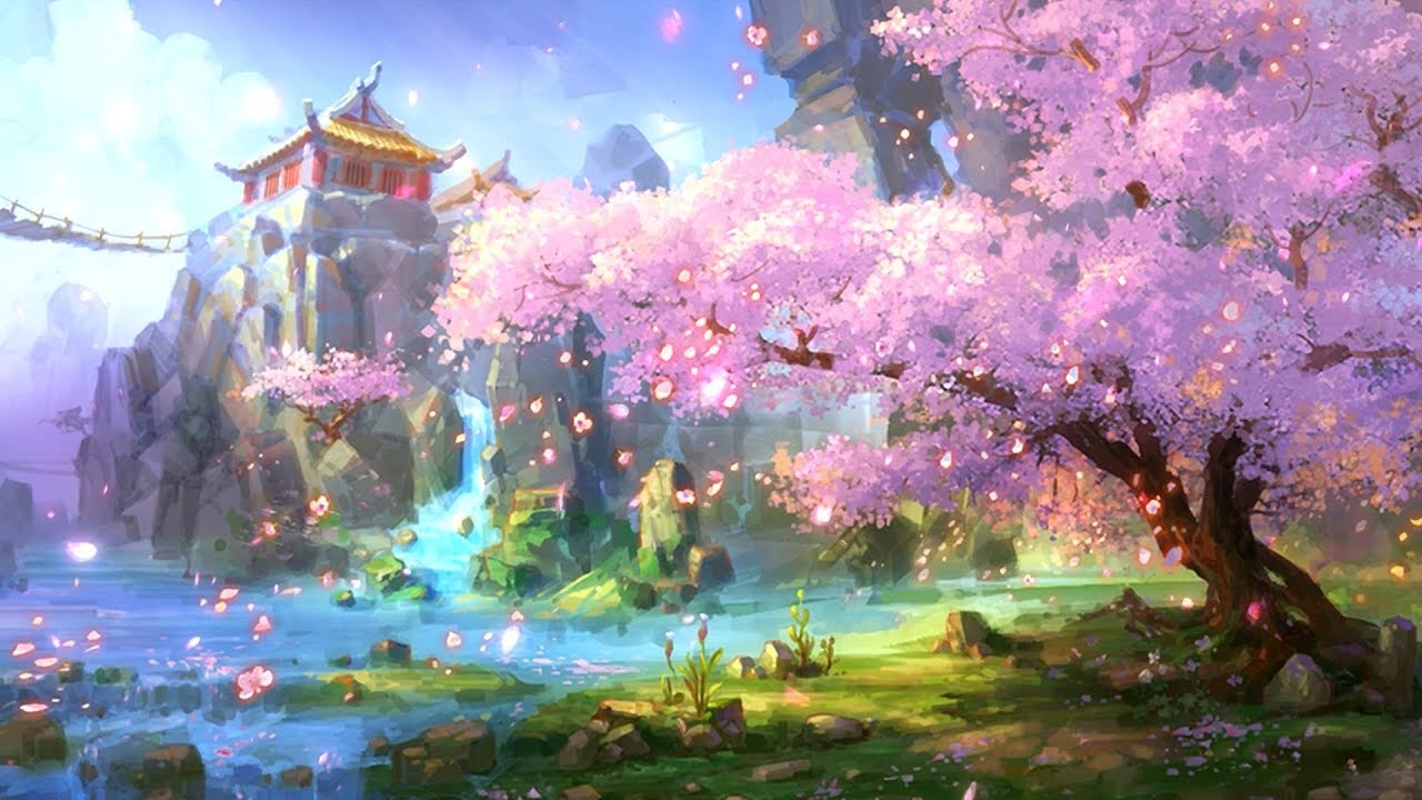 Beautiful Relaxing Music Spring Landscape Relaxing Sleep Music