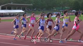 ホクレン・ディスタンスチャレンジ2017 北見大会　女子1500m A