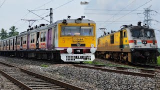 Dengerous High Speed Garib Rath Express+Malda intercity+Teesta Torsa+Barddhaman Local Crossing ER