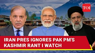 Iran Pres Snubs Pakistan: Skips Kashmir Mention Despite PM Sharif's Rant I Details