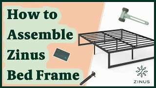 Zinus | Abel 14in Metal Platform Bed Frame Assembly Instructions