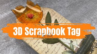 How to Make a 3D Tag for Scrapbooks and Journals