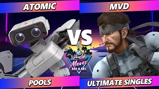 LMM Miami 2024 - Atomic (ROB) Vs. MVD (Snake) Smash Ultimate - SSBU