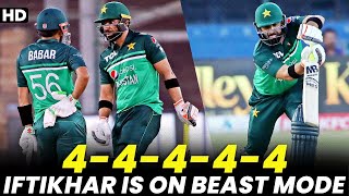 Iftikhar Ahmed is on Beast Mode | 4️⃣4️⃣4️⃣4️⃣4️⃣ | Pakistan vs New Zealand | 4th ODI | PCB | M2B2A