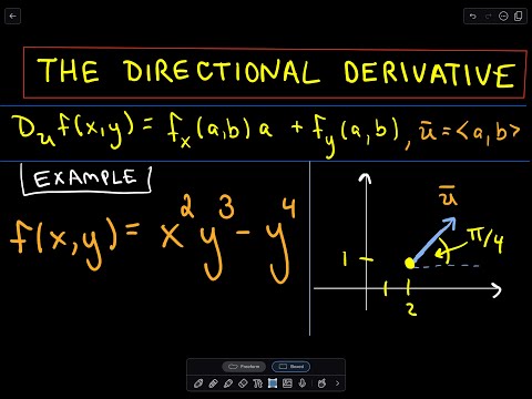Finding the Directional Derivative Finding the Directional Derivative