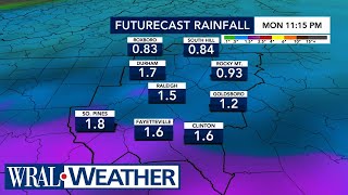 WRAL Weather Alert Day: Heavy rain, wind damage, isolated flooding possible Monday ⛈️