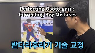 Osoto-gari: Key Corrections